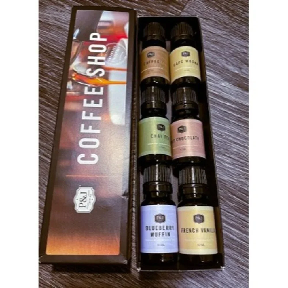 New Trading Fragrance Oil Coffee Shop Set | Coffee, Café Mocha, Chai Tea